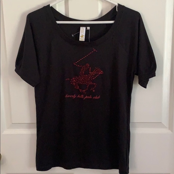 Beverly Hills Polo Club w/ Red Rhinestones - NWT - Picture 2 of 5